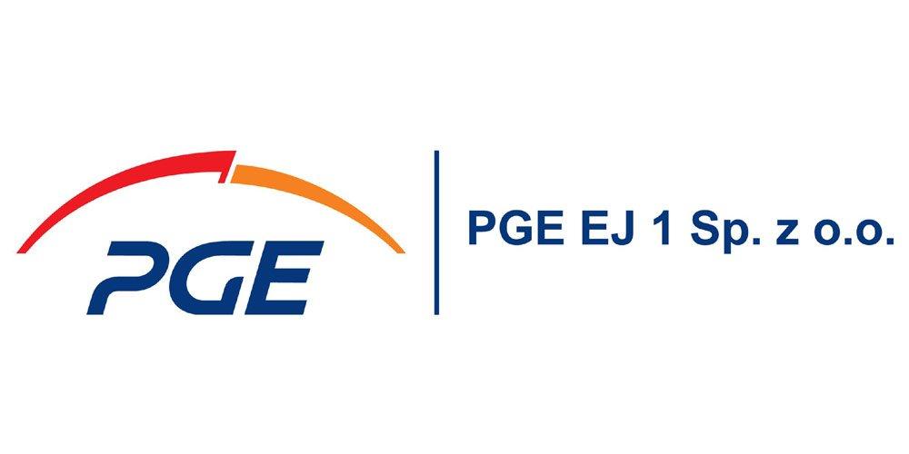 Logotyp PGE EJ1. Źródło: https://pbs.twimg.com/media/D8xXoHvXsAAzosM.jpg